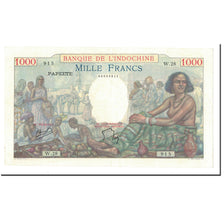 Billet, Tahiti, 1000 Francs, Undated (1940-57), KM:15b, SUP