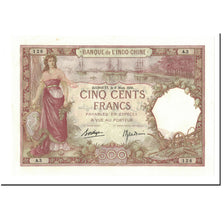 Billete, 500 Francs, 1938, Somalia francesa, KM:9b, 1938-03-08, EBC+