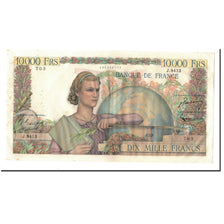 Francja, 10,000 Francs, 1955, 1955-09-01, AU(50-53), Fayette:50.76, KM:132d