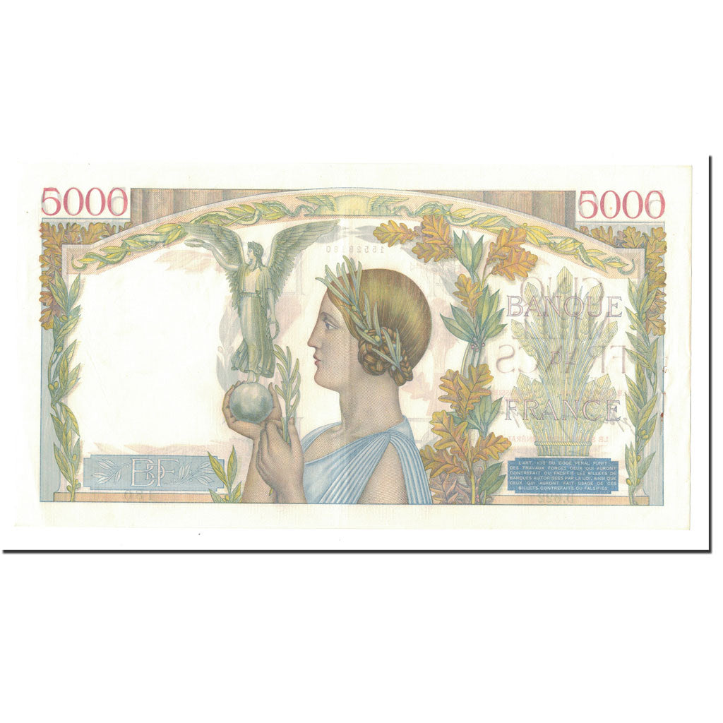 France, 5000 Francs, 1941, 1941-07-31, AU(50-53), Fayette:46.24, KM:97c