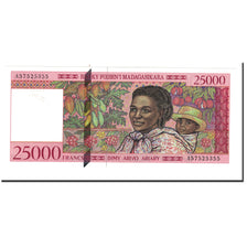 Billet, Madagascar, 25,000 Francs = 5000 Ariary, Undated (1998), KM:82, NEUF