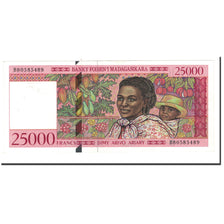 Billet, Madagascar, 25,000 Francs = 5000 Ariary, 1998, Undated, KM:82, SPL