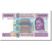 Billet, États de l'Afrique centrale, 10,000 Francs, 2002, KM:210U, NEUF