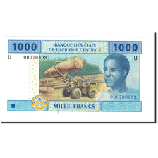 Banconote, Stati dell’Africa centrale, 1000 Francs, 2002, KM:207U, FDS