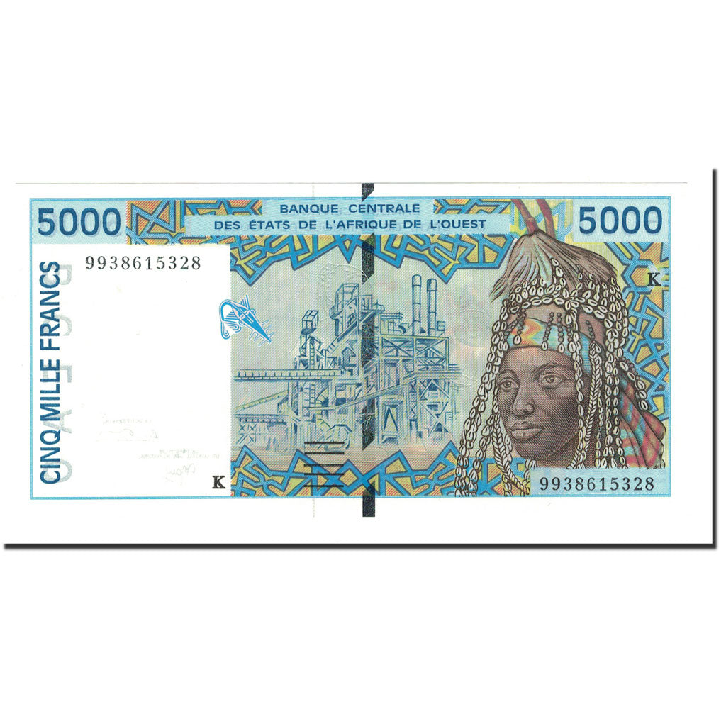 Banknote, West African States, 5000 Francs, 1999, KM:713Ki, UNC(64)