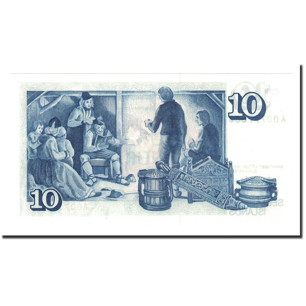 Banknote, Iceland, 10 Kronur, 1961, 1961-03-29, KM:48a, UNC(65-70)