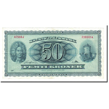 Banknote, Denmark, 50 Kroner, 1966, KM:45k, AU(50-53)