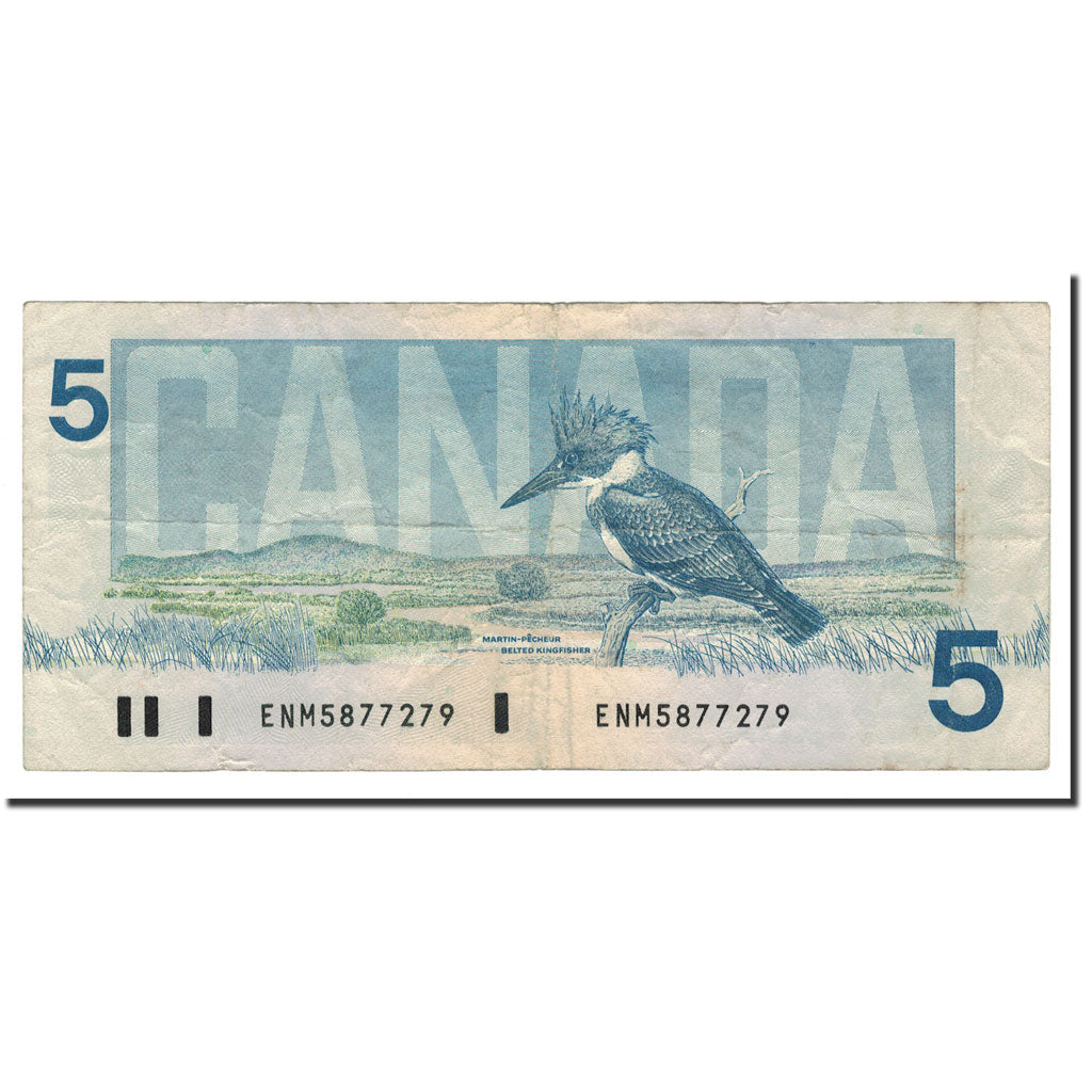 Banknote, Canada, 5 Dollars, 1986, KM:95a1, VF(20-25)