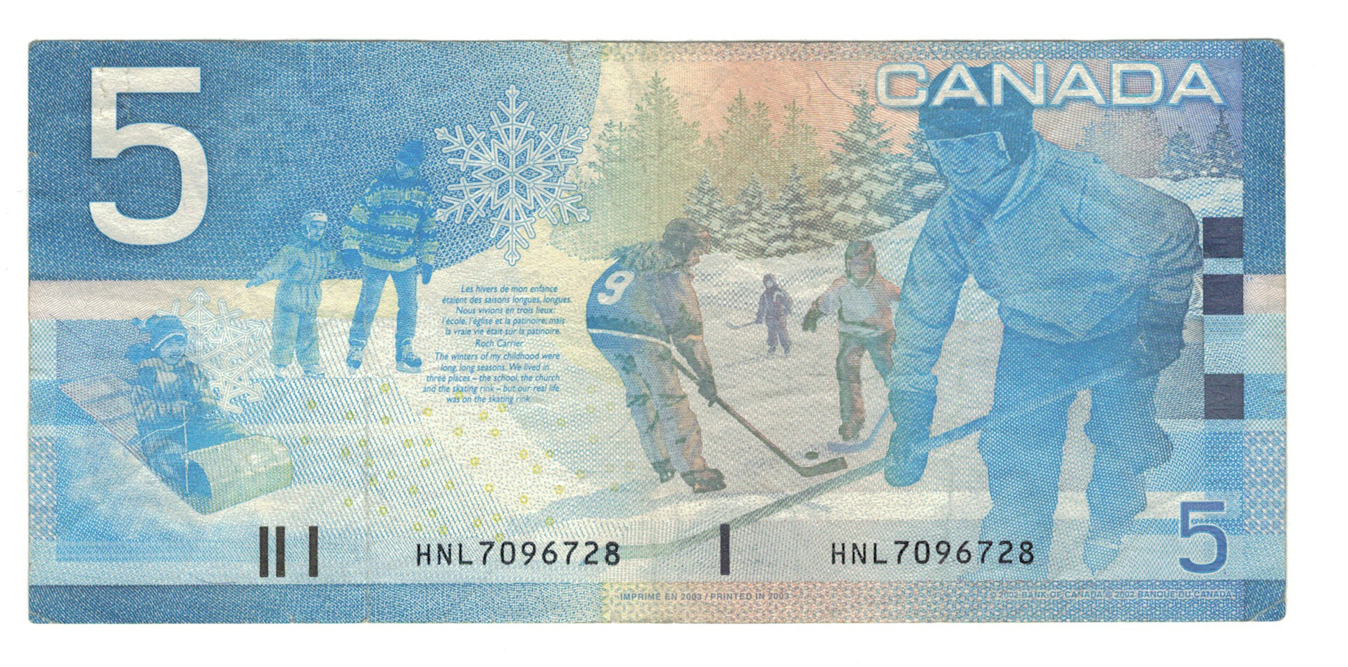 Banknote, Canada, 5 Dollars, 2002, KM:101a, VF(30-35)