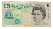 Banknote, Great Britain, 5 Pounds, 2004, KM:391c, F(12-15)