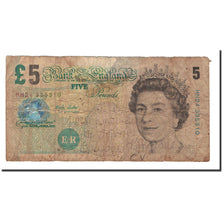 Banknote, Great Britain, 5 Pounds, 2002, KM:391a, VG(8-10)