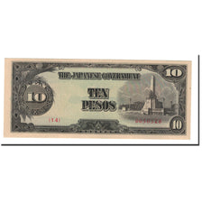 Banknote, Philippines, 10 Pesos, 1943, Undated, KM:111a, AU(50-53)