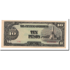Billet, Philippines, 10 Pesos, 1943, Undated, KM:111a, TTB+