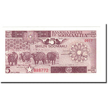 Banknot, Somalia, 5 Shilin = 5 Shillings, 1983-1987, 1987, KM:31c, UNC(65-70)
