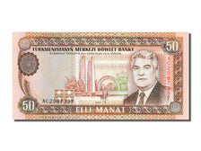 Turkmenistan, 50 Manat, KM #5a, UNC(65-70), AC2087337
