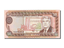 Billet, Turkmenistan, 50 Manat, 1995, NEUF