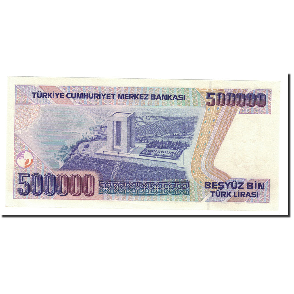 Banconote, Turchia, 500,000 Lira, 1998, KM:212, FDS