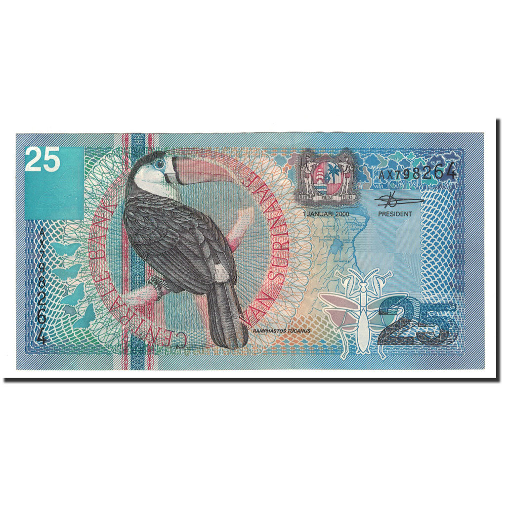 Billete, 25 Gulden, 2000, Surinam, 2000-01-01, KM:148, EBC