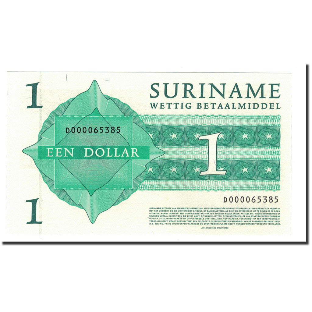 Banknote, Surinam, 1 Dollar, 2004, 2004-01-01, KM:155, UNC(65-70)