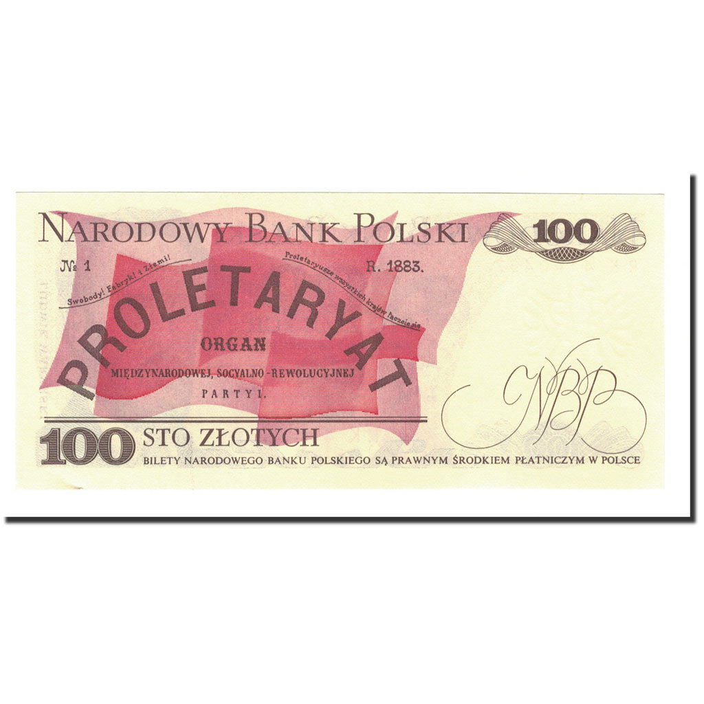 Biljet, Polen, 100 Zlotych, 1975-1988, 1988-05-01, KM:143e, SPL