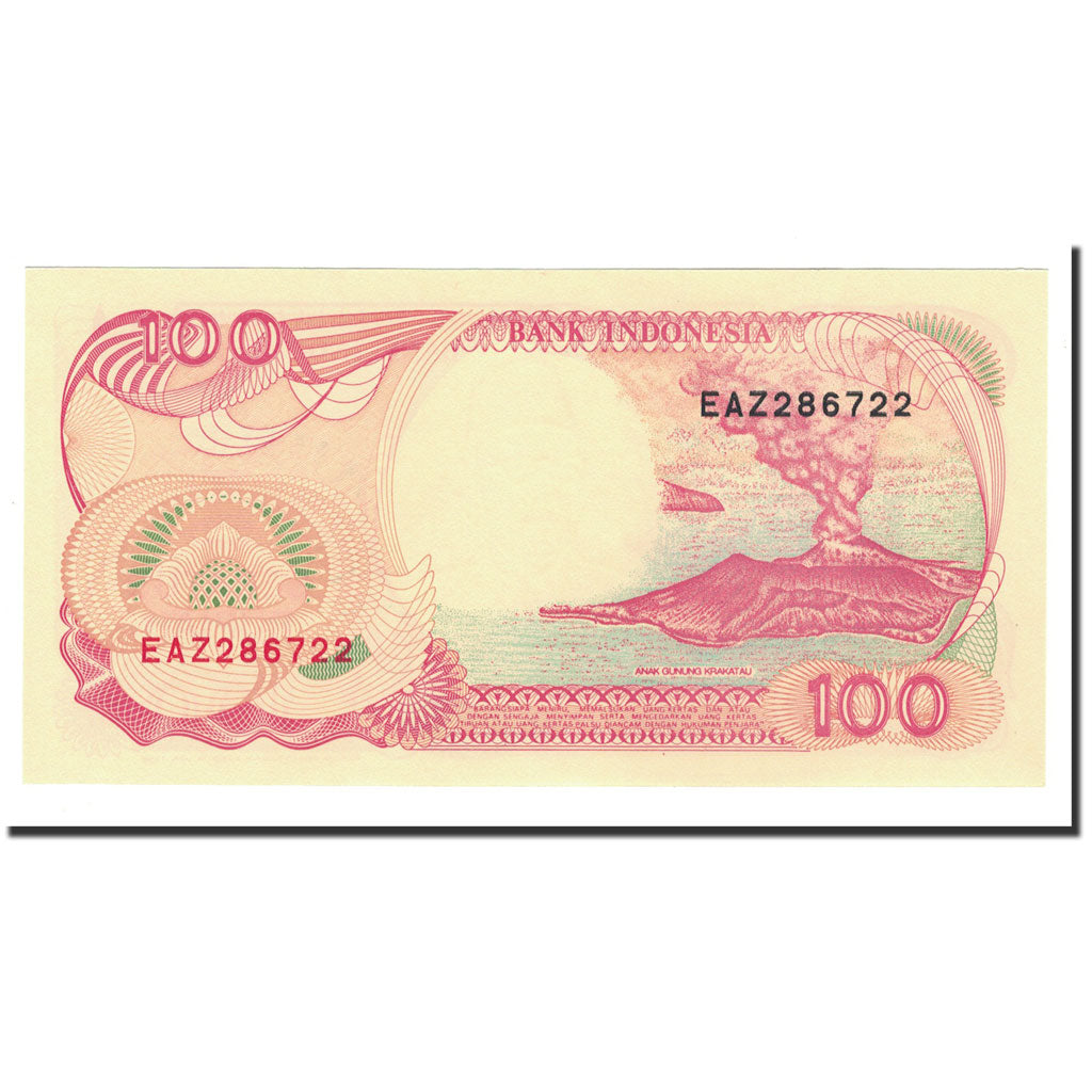 Banconote, Indonesia, 100 Rupiah, 1992-2000, 1992-1996, KM:127e, SPL+