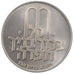 ISRAEL, 10 Lirot, 1970, Jerusalem, KM #56.1, MS(60-62), Silver, 37, 26.10