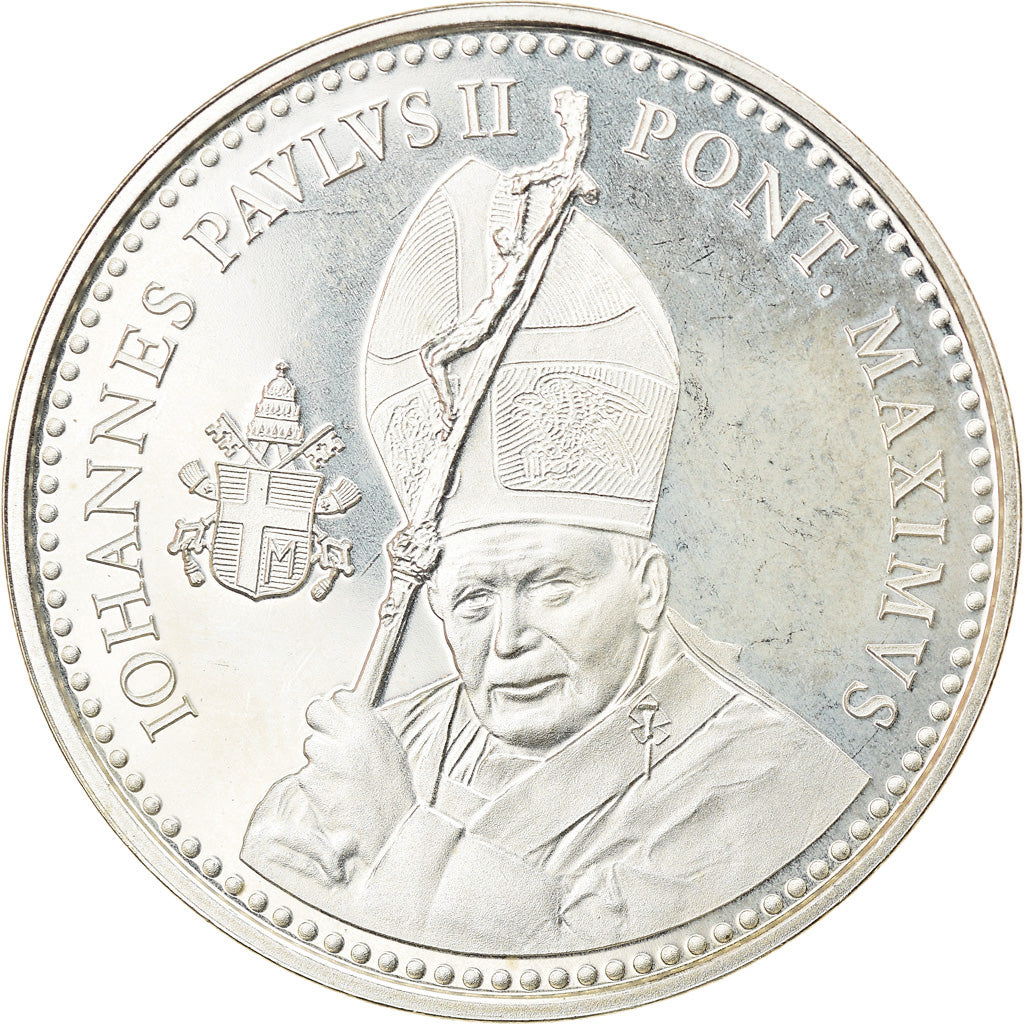 Vatican, Medal, Le Pape Jean-Paul II, Religions & beliefs, MS(63), Silver