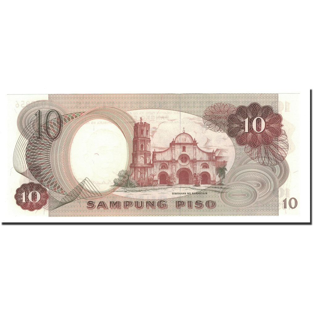 Banknote, Philippines, 10 Piso, Undated, KM:154a, UNC(65-70)