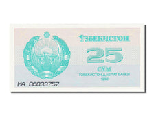 Banconote, Uzbekistan, 25 Sum, 1992, FDS