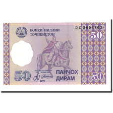 Billet, Tajikistan, 50 Diram, 1999 (2000), KM:13a, NEUF