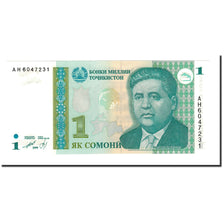 Banknote, Tajikistan, 1 Somoni, 1995 (2000), KM:14A, UNC(65-70)