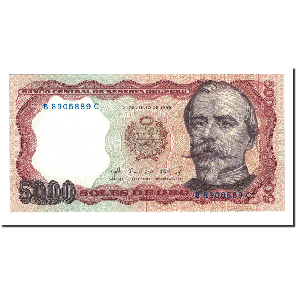Banknote, Peru, 5000 Soles De Oro, 1979, 1979-02-01, KM:117c, UNC(65-70)