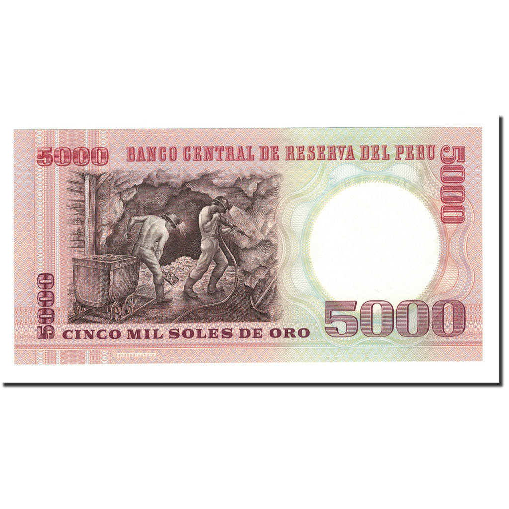 Banknote, Peru, 5000 Soles De Oro, 1979, 1979-02-01, KM:117c, UNC(65-70)