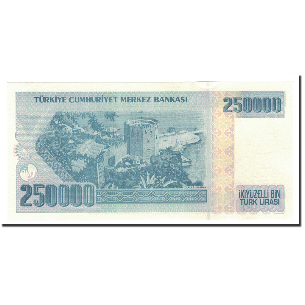 Billete, 250,000 Lira, L.1970, Turquía, 1998, KM:211, SC