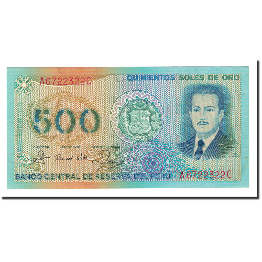 Banconote, Perù, 500 Soles De Oro, 1976, 1976-07-22, KM:115, SPL