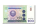Banconote, Uzbekistan, 200 Sum, 1997, FDS