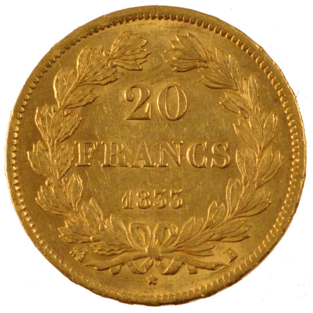 Louis Philippe Ier, 20 Francs Or Tête Laurée