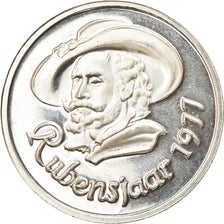 België, Medaille, Peinture, Rubens, Anvers, Arts & Culture, 1977, UNC-, Zilver