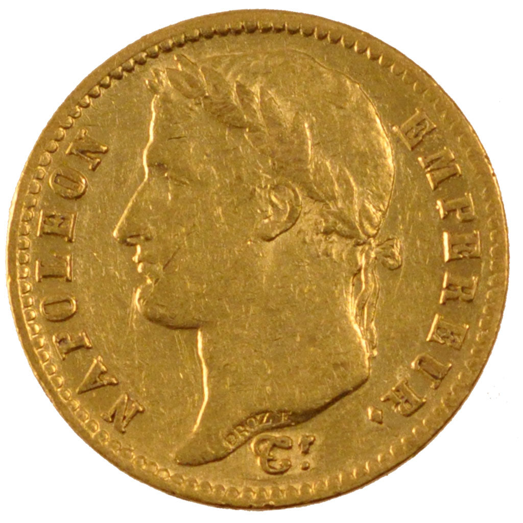 FRANCE, Napoléon I, 20 Francs, 1812, Paris, EF(40-45), Gold, Gadoury #1025, 6.41