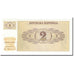 Billete, 2 (Tolarjev), 1990, Eslovenia, KM:2a, SC+