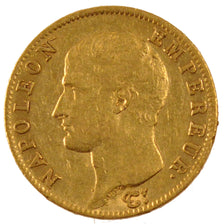 FRANCE, Napoléon I, 20 Francs, 1805, Paris, KM #663.1, AU(50-53), Gold, Gadoury 