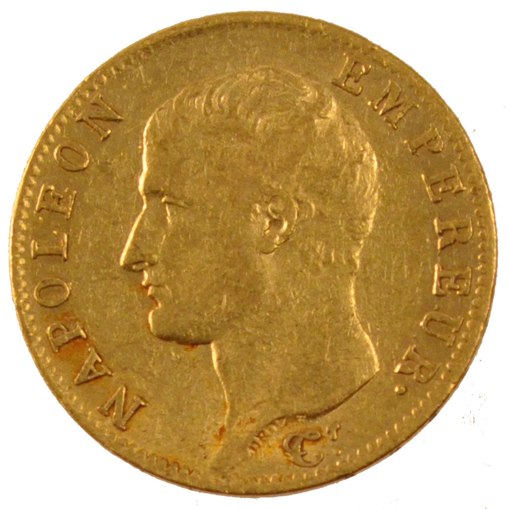 FRANCE, Napoléon I, 20 Francs, 1806, Paris, KM #674.1, EF(40-45), Gold, Gadoury 