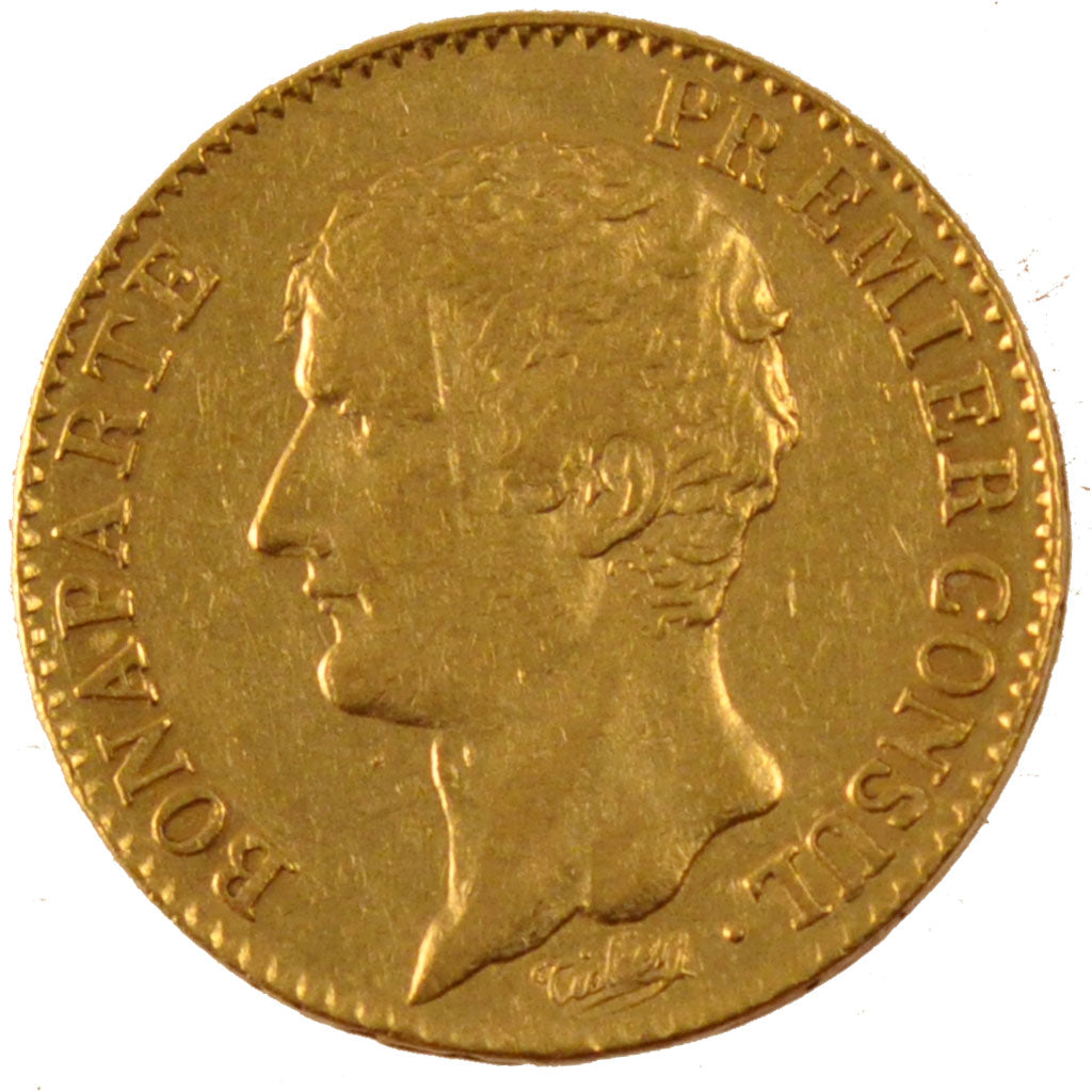 Francia, Napoléon I, 20 Francs, 1803, Paris, BB+, Oro, Gadoury:1020