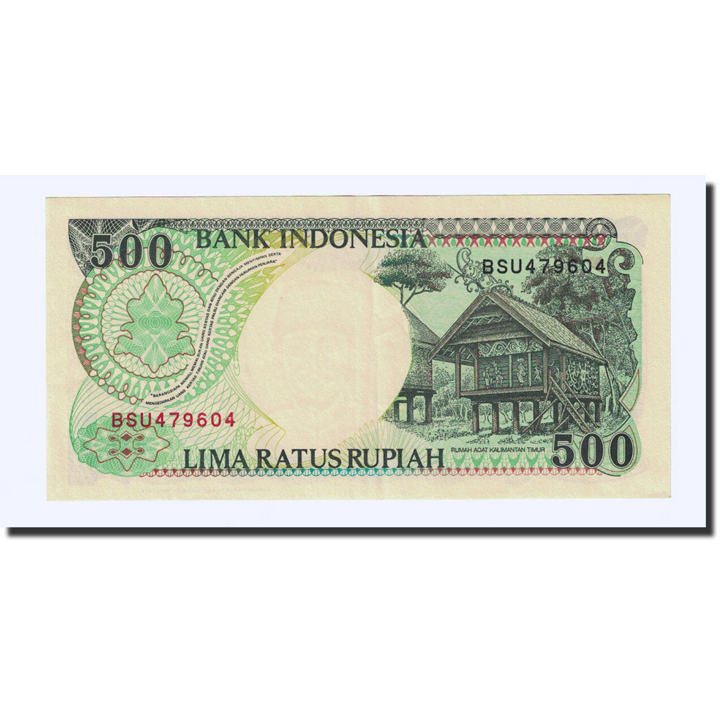 Biljet, Indonesië, 500 Rupiah, 1992, KM:128a, SUP