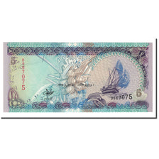 Banknote, Maldives, 5 Rufiyaa, 1998, 1998-04-27, KM:18a, UNC(65-70)