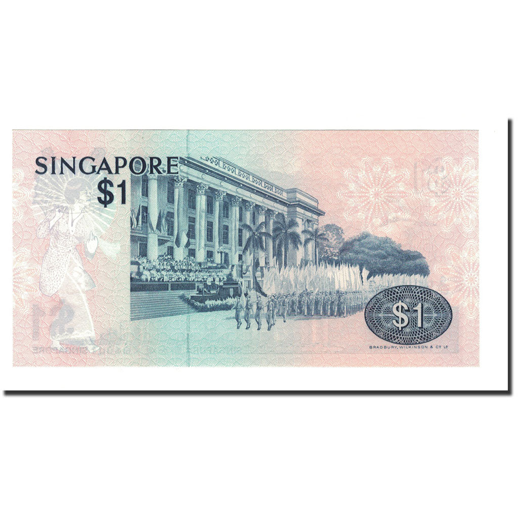 Banknote, Singapore, 1 Dollar, 1976, KM:9, UNC(65-70)