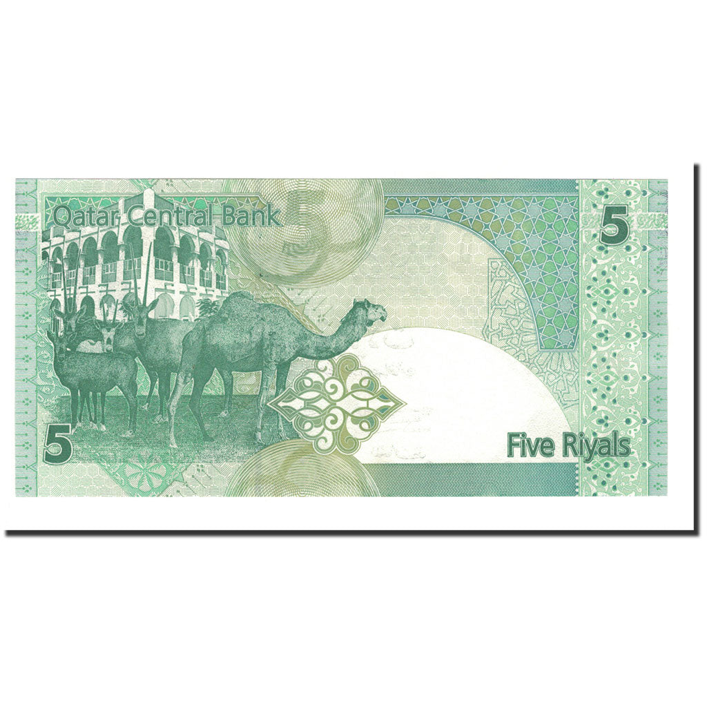Billet, Qatar, 5 Riyals, 2003, KM:21, NEUF
