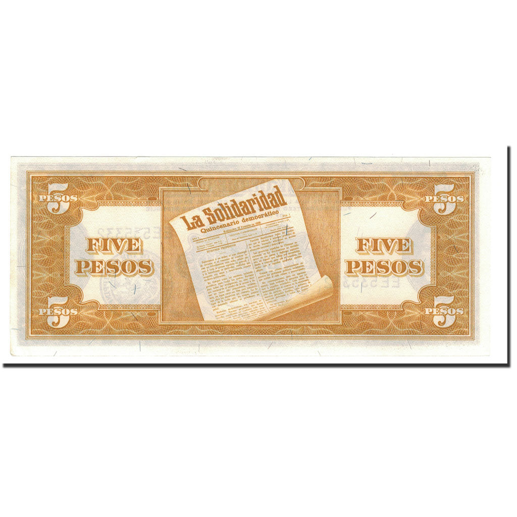 Banknote, Philippines, 5 Pesos, KM:135e, UNC(63)