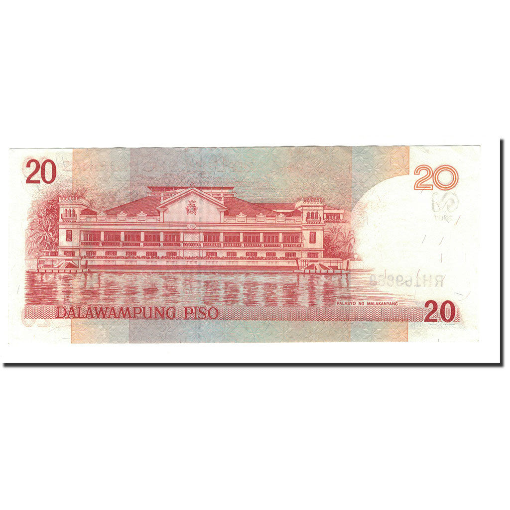 Banknote, Philippines, 20 Piso, 1997, 1998, KM:182i, EF(40-45)