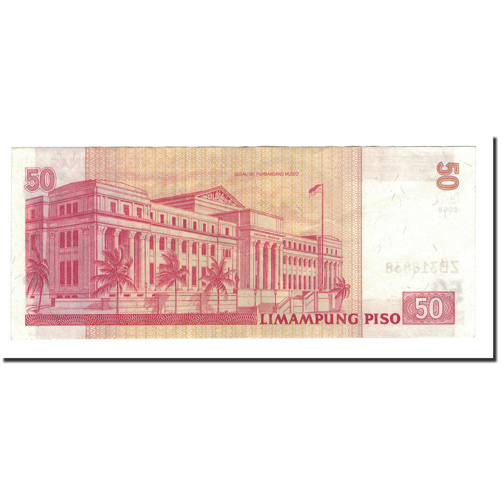 Banknote, Philippines, 50 Piso, 2001, KM:193b, EF(40-45)